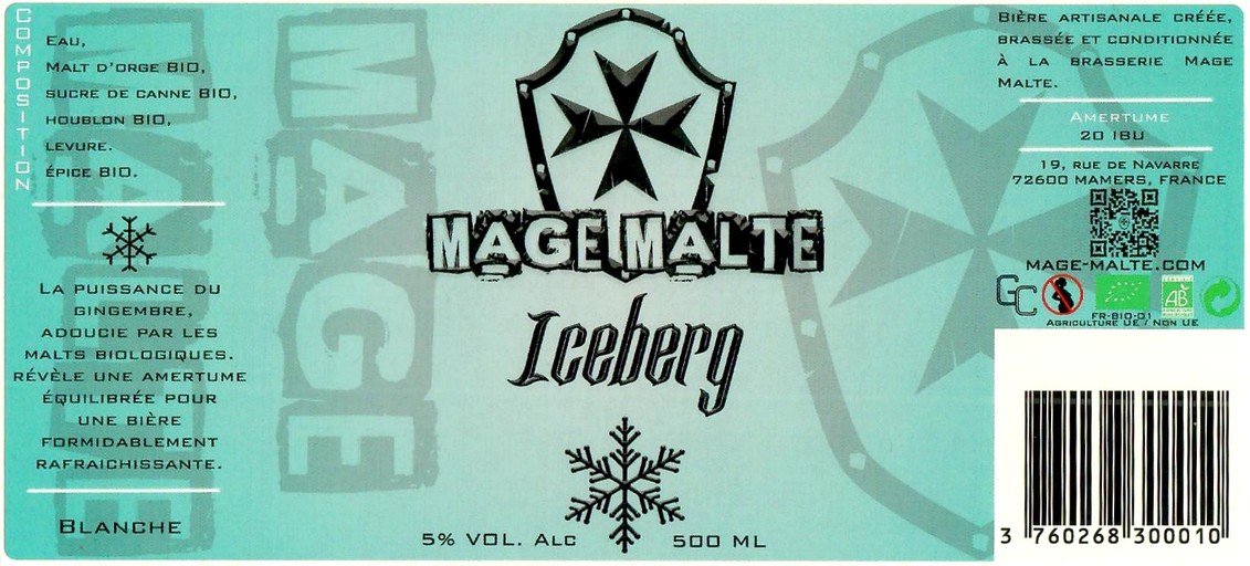 Etiquette BRASSERIE MAGE MALTE 17