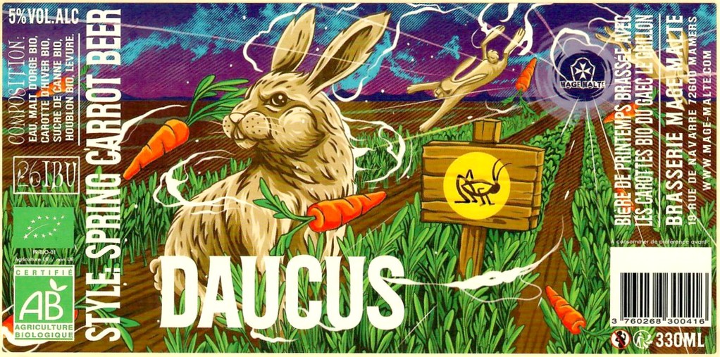 Etiquette BRASSERIE MAGE MALTE 22