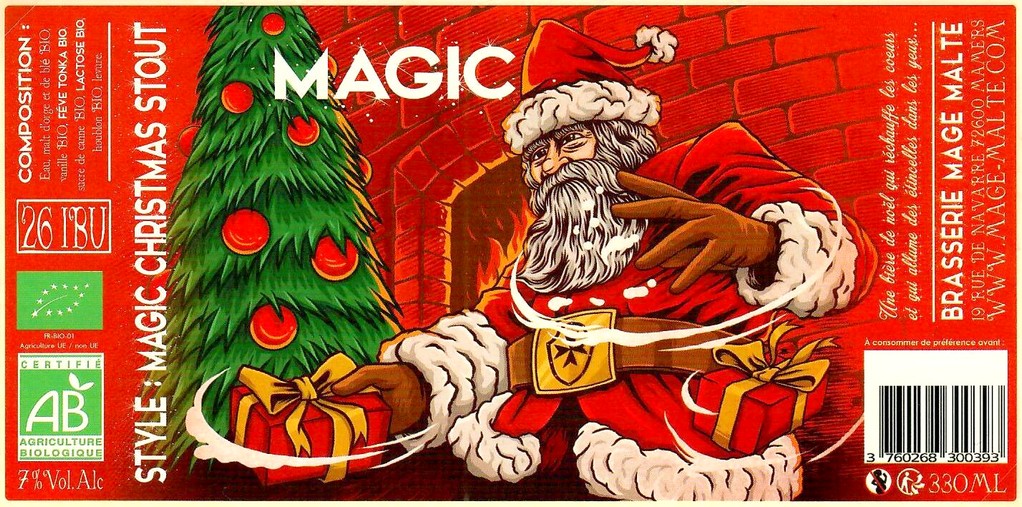 Etiquette BRASSERIE MAGE MALTE 23