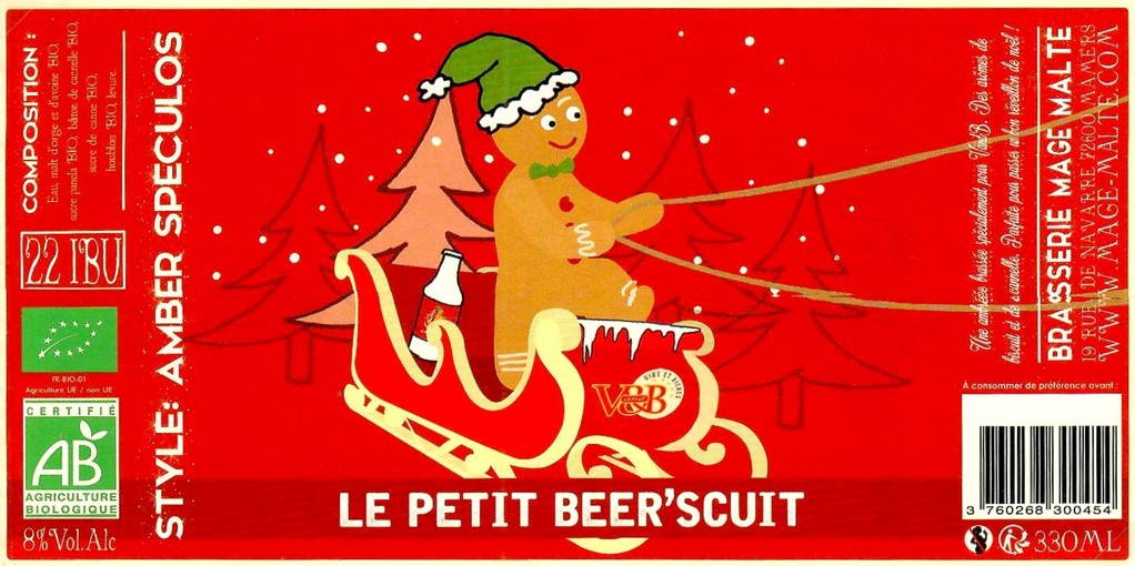 Etiquette BRASSERIE MAGE MALTE 27