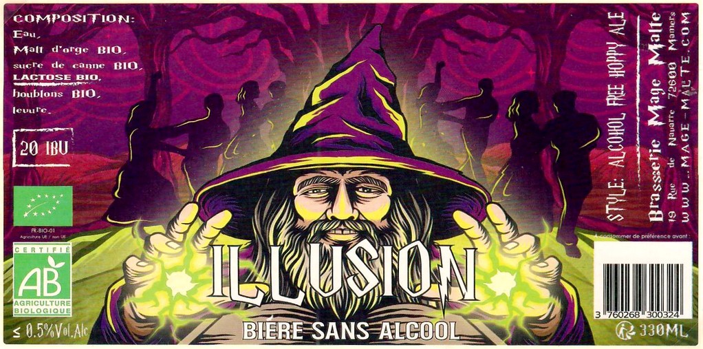 Etiquette BRASSERIE MAGE MALTE 39