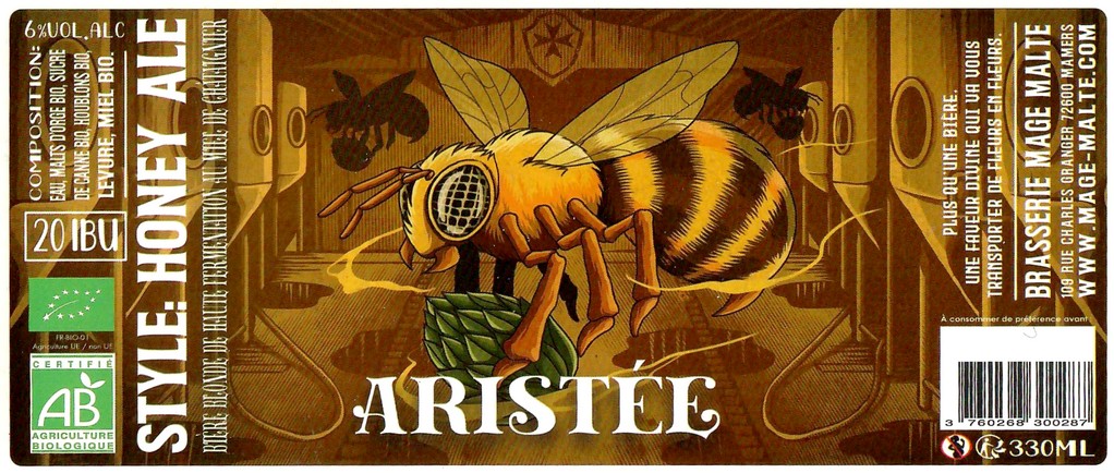 Etiquette BRASSERIE MAGE MALTE 46