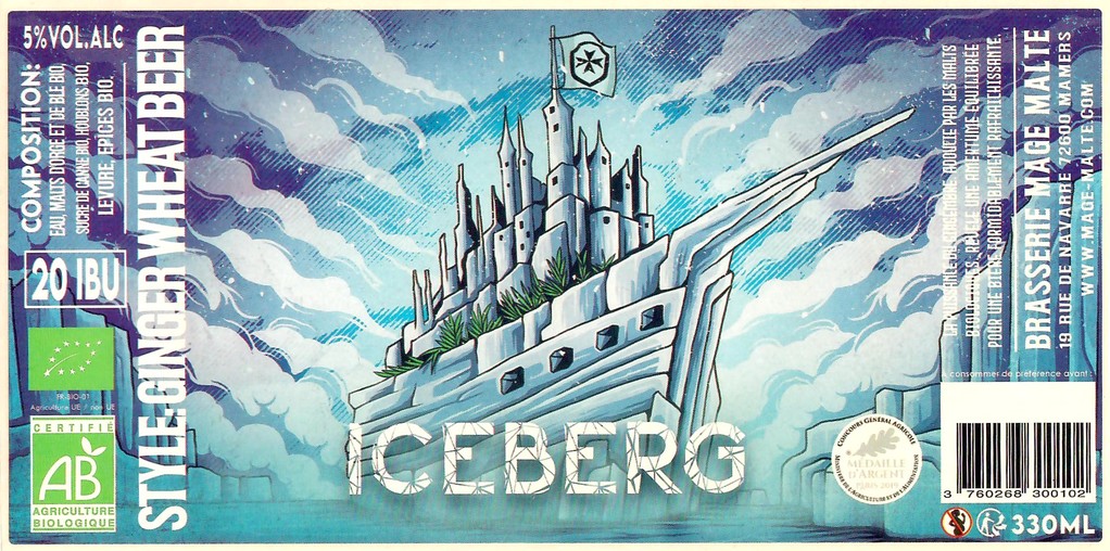 Etiquette BRASSERIE MAGE MALTE 57