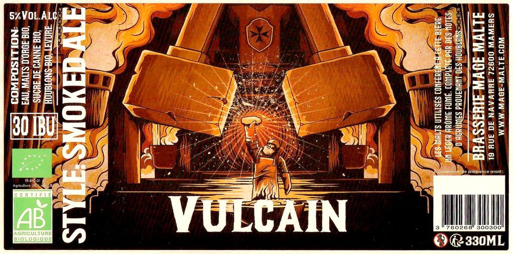 Etiquette BRASSERIE MAGE MALTE 60