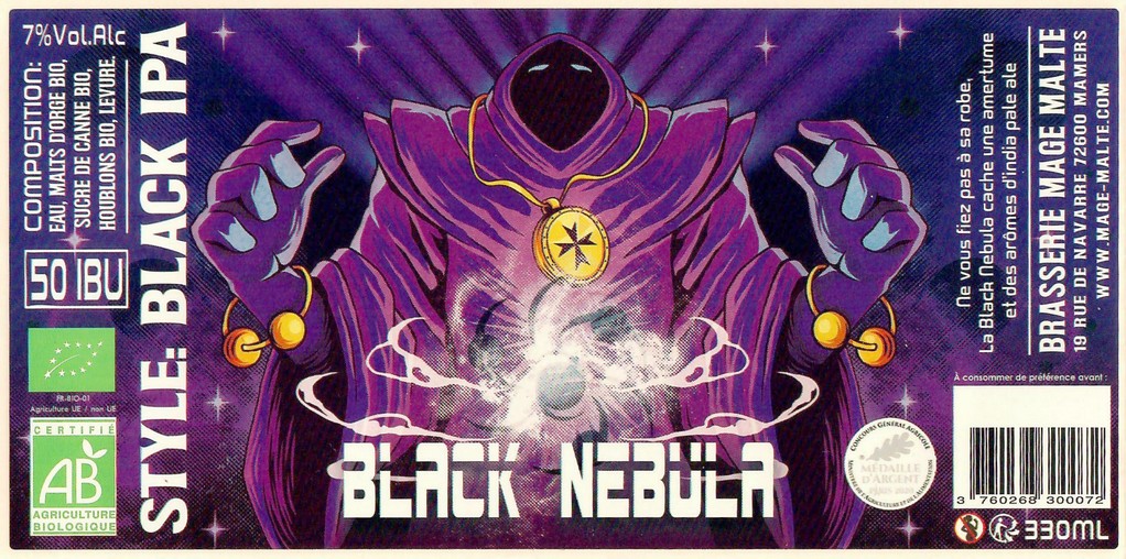 Etiquette BRASSERIE MAGE MALTE 61