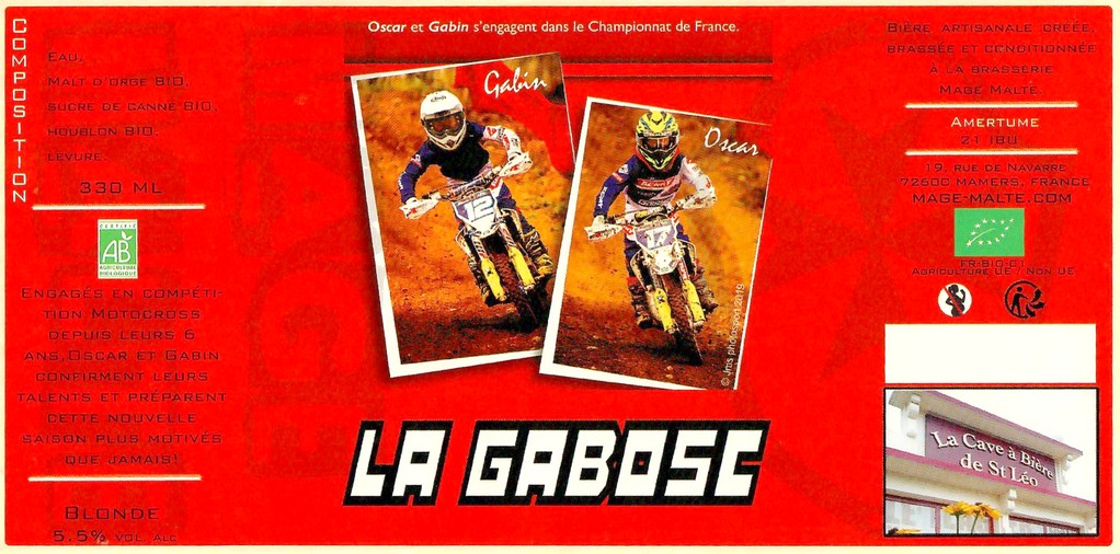 Etiquette BRASSERIE MAGE MALTE 62