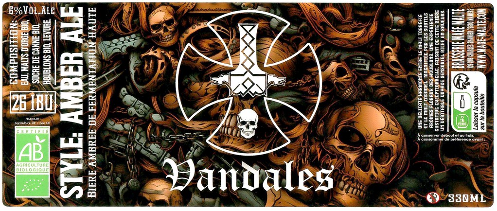 Etiquette BRASSERIE MAGE MALTE 63