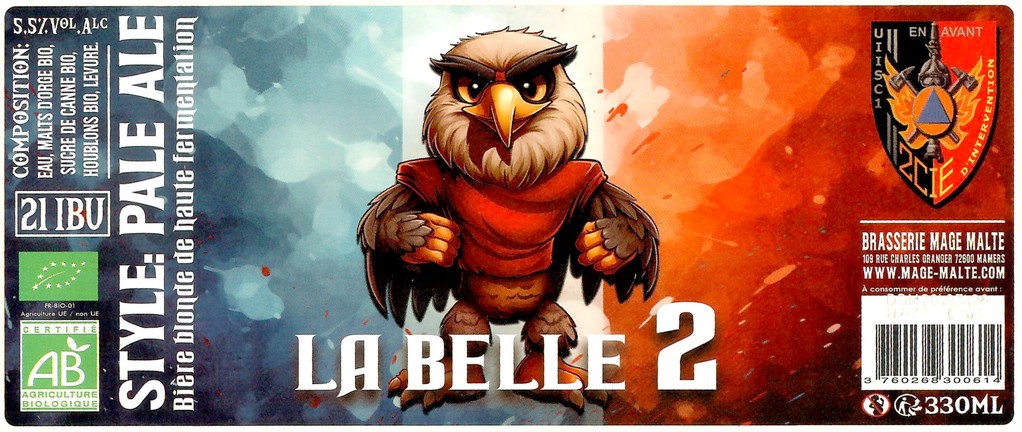 Etiquette BRASSERIE MAGE MALTE 67