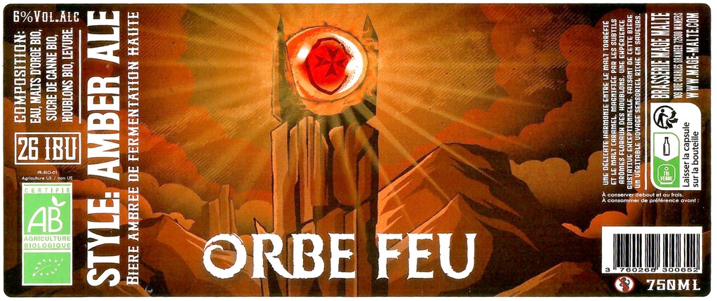 Etiquette BRASSERIE MAGE MALTE 70