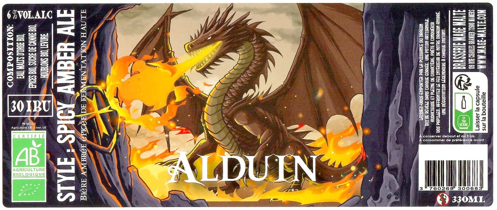 Etiquette BRASSERIE MAGE MALTE 81