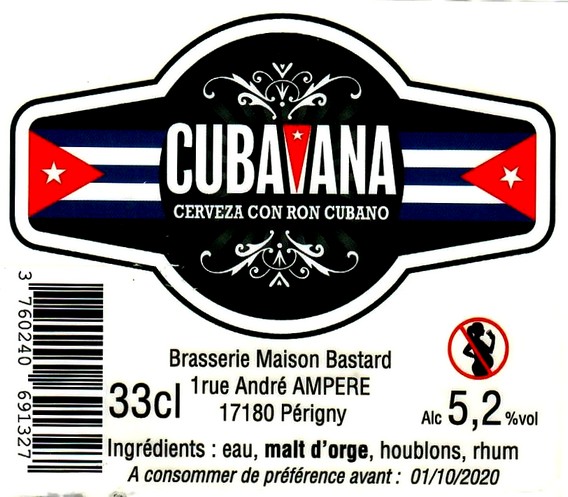 etiquette BRASSERIE MAISON BASTARD 16