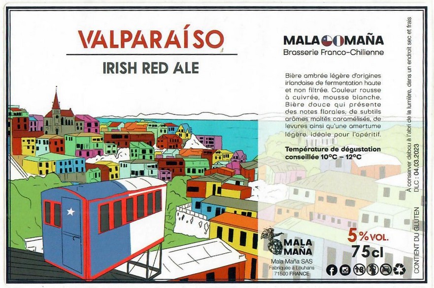 Etiquette BRASSERIE MALA MANA 01