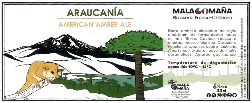 Etiquette BRASSERIE MALA MANA 14