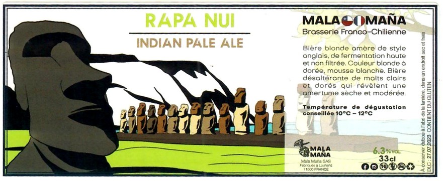 Etiquette BRASSERIE MALA MANA 15