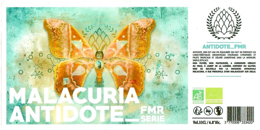Etiquette BRASSERIE MALACURIA 20