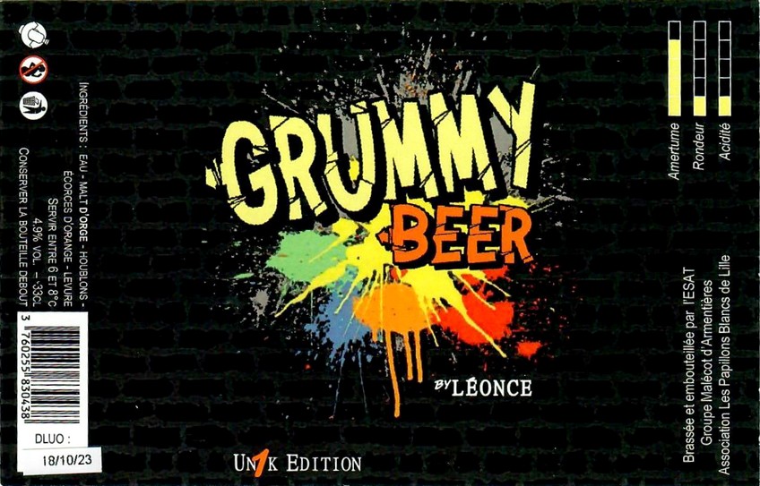 Etiquette BRASSERIE MALECOT 09