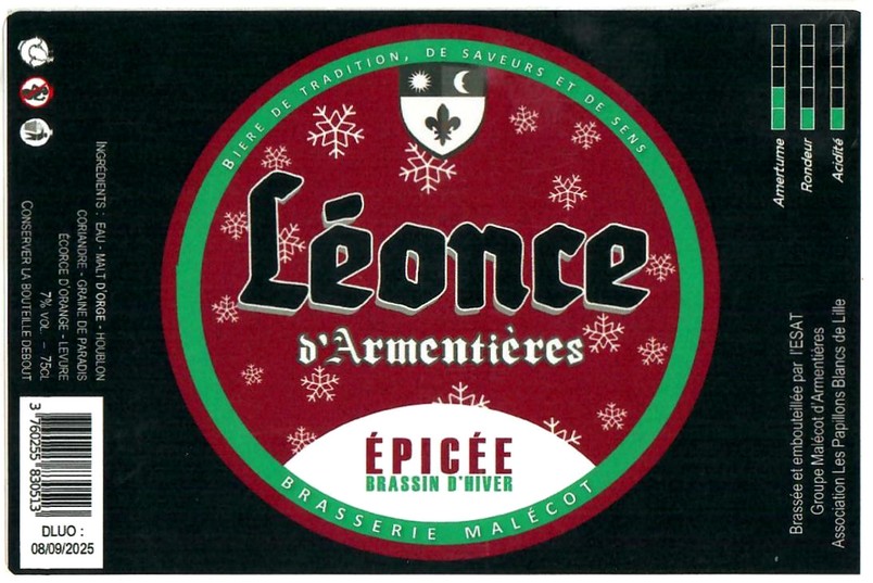 Etiquette BRASSERIE MALECOT 21