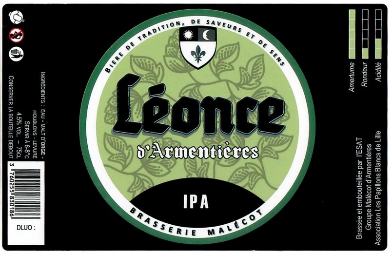 Etiquette BRASSERIE MALECOT 23