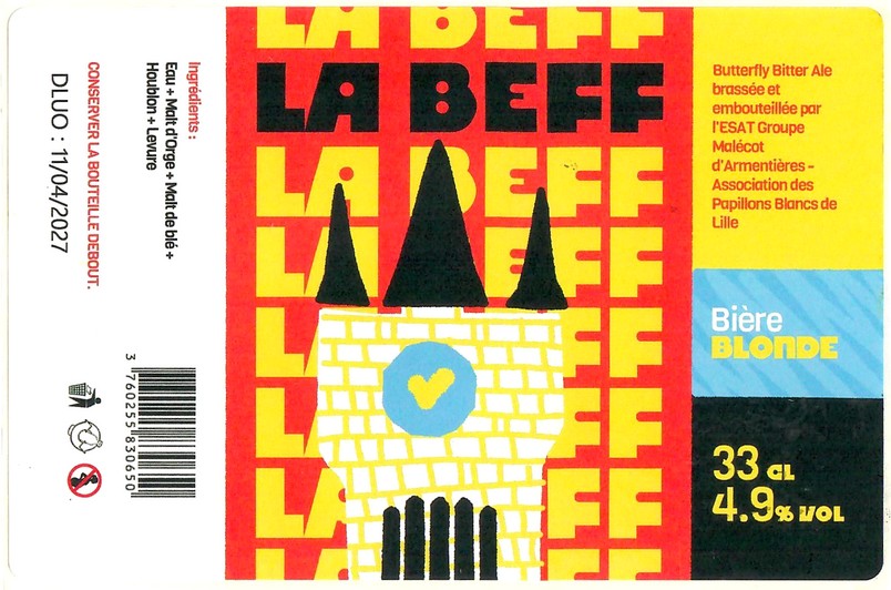 Etiquette BRASSERIE MALECOT 34