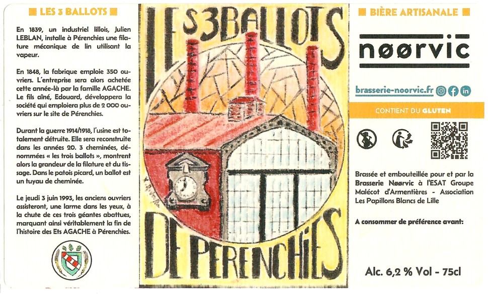 Etiquette BRASSERIE MALECOT 36