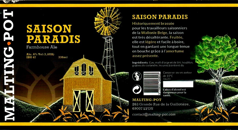 etiquette BRASSERIE MALTING POT 02