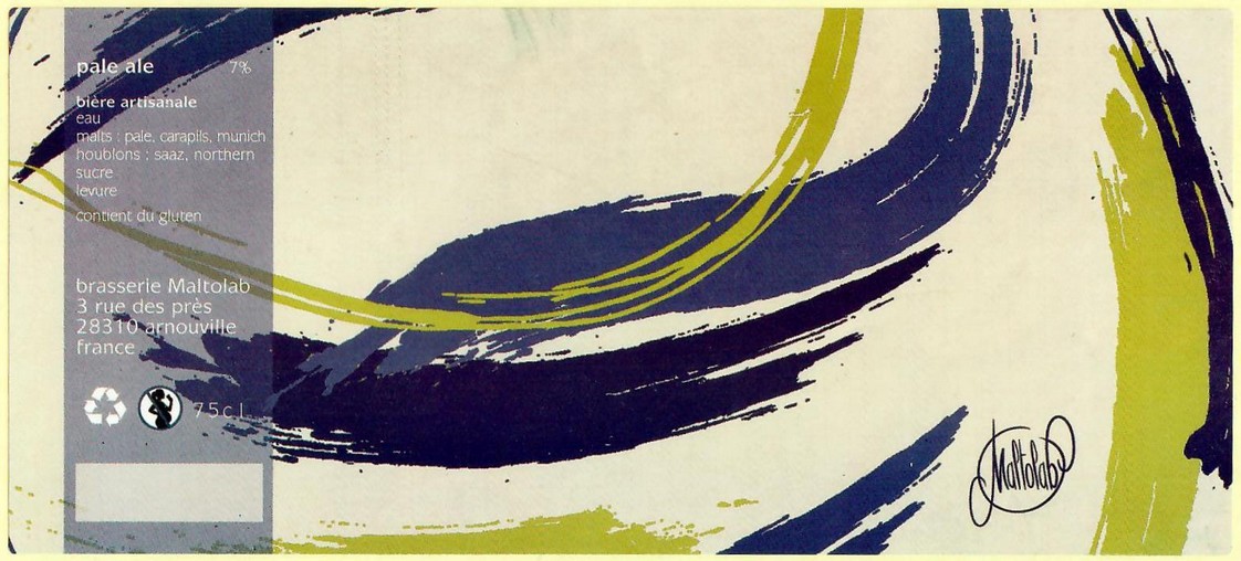 Etiquette BRASSERIE MALTOLAB 06