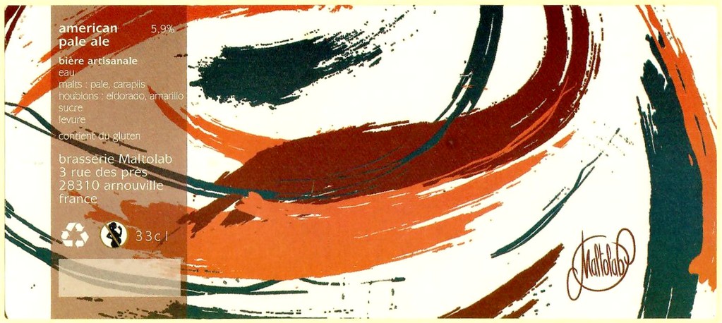 Etiquette BRASSERIE MALTOLAB 08