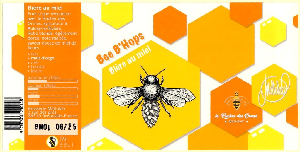 Etiquette BRASSERIE MALTOLAB 09