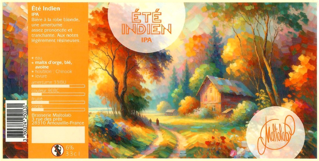 Etiquette BRASSERIE MALTOLAB 11