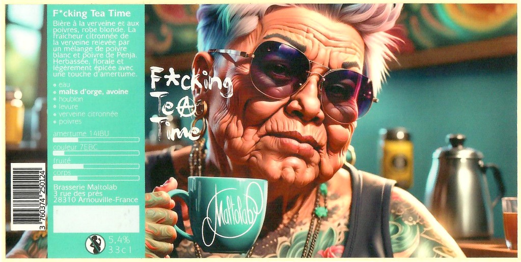 Etiquette BRASSERIE MALTOLAB 12