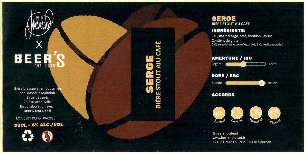 Etiquette BRASSERIE MALTOLAB 14