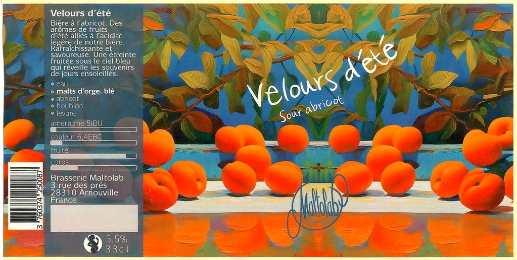Etiquette BRASSERIE MALTOLAB 15