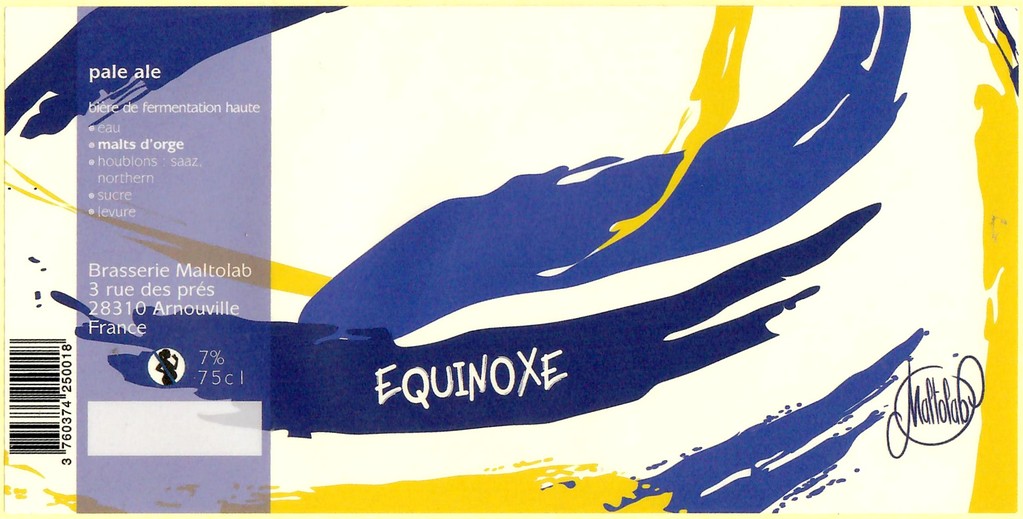 Etiquette BRASSERIE MALTOLAB 18