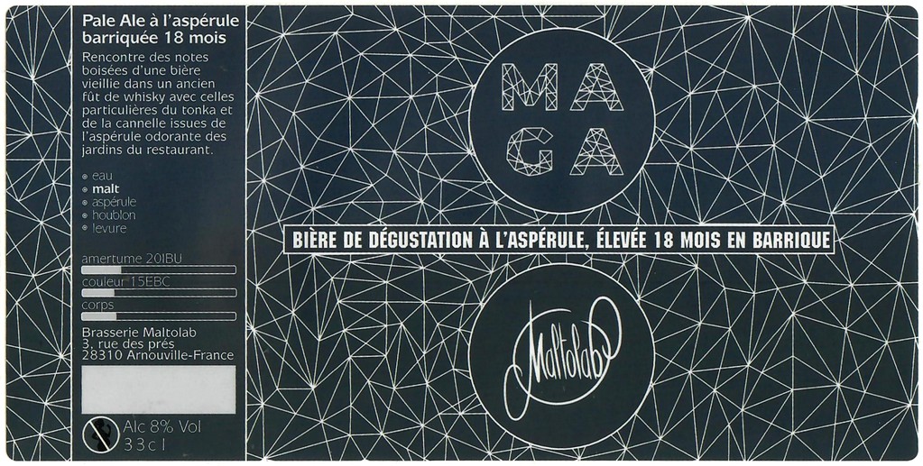Etiquette BRASSERIE MALTOLAB 22