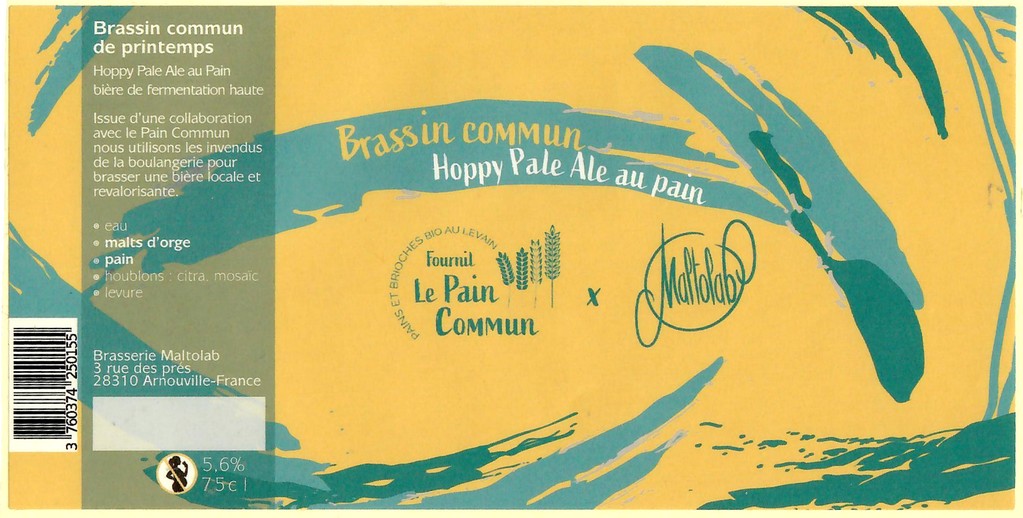Etiquette BRASSERIE MALTOLAB 23