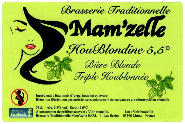 etiquette BRASSERIE MAMZELLE 10