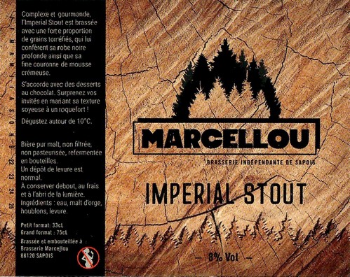 Etiquette BRASSERIE MARCELLOU 01