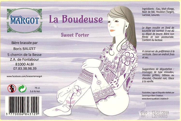 Etiquette BRASSERIE MARGOT 06