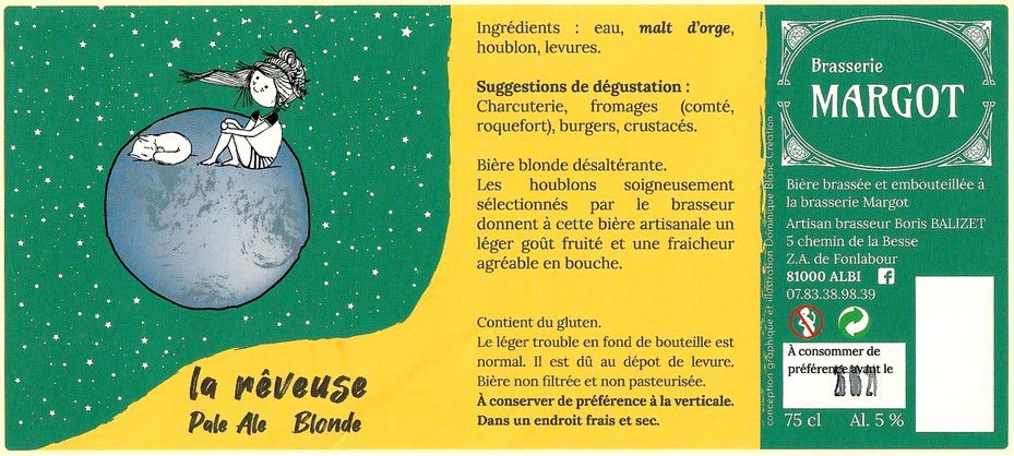 Etiquette BRASSERIE MARGOT 08