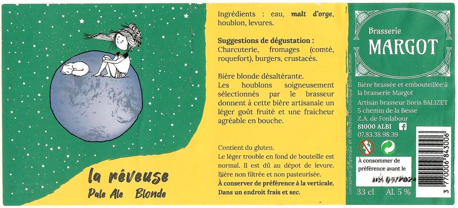 Etiquette BRASSERIE MARGOT 09