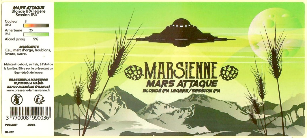 Etiquette BRASSERIE MARSIENNE 05