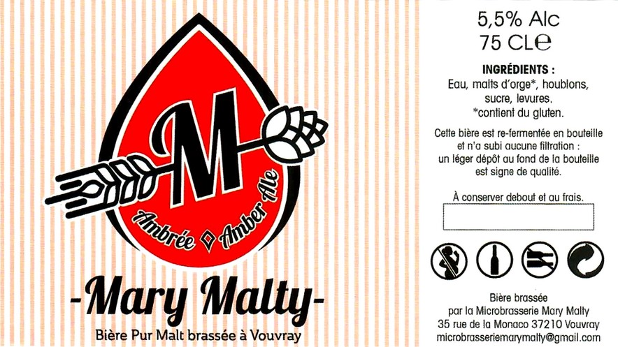 etiquette BRASSERIE MARY MALTY 01