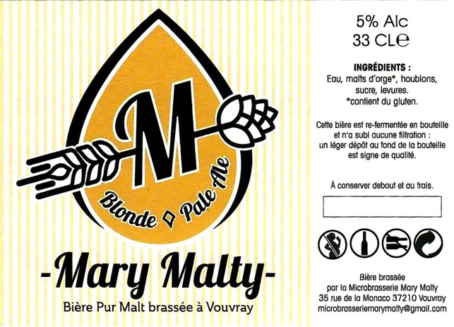 etiquette BRASSERIE MARY MALTY 08