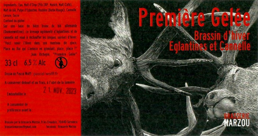 Etiquette BRASSERIE MARZOU 05