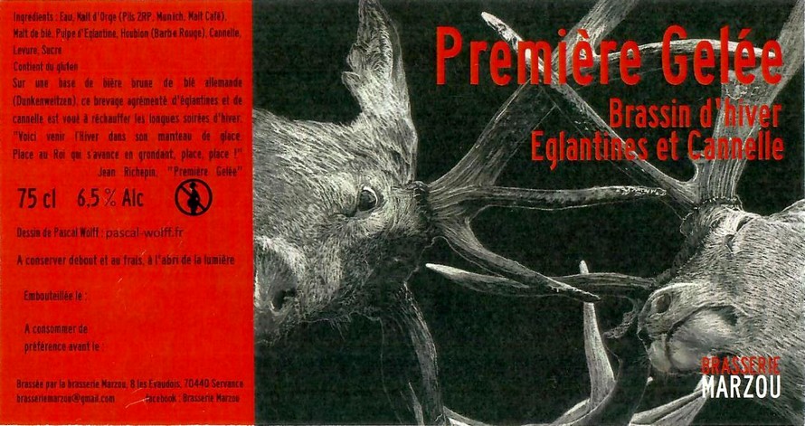 Etiquette BRASSERIE MARZOU 06