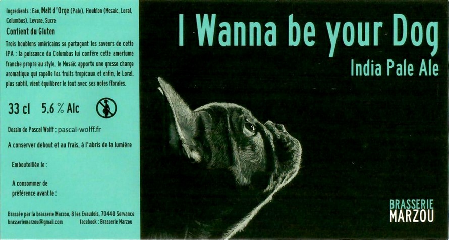 Etiquette BRASSERIE MARZOU 10