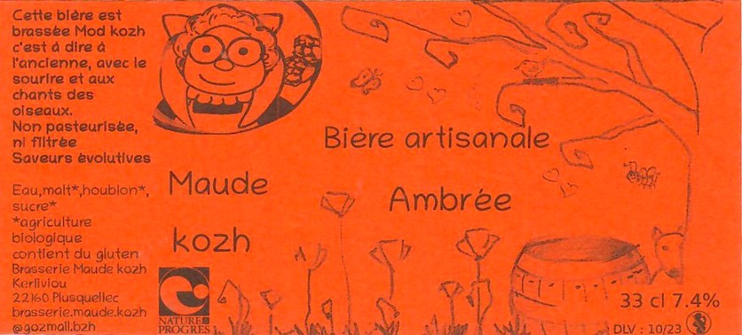 Etiquette BRASSERIE MAUDE KOZH 07