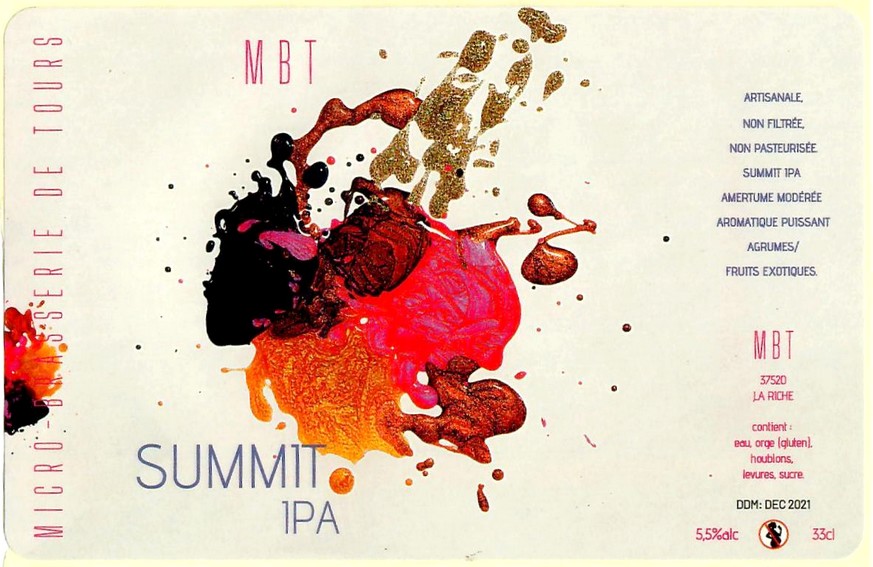 Etiquette BRASSERIE MBT 07