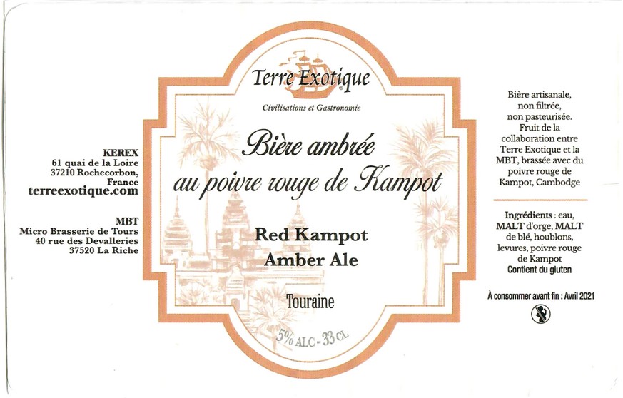 Etiquette Brasserie MBT 11