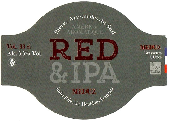 Etiquette BRASSERIE MEDUZ 17